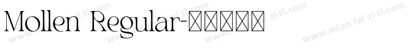 Mollen Regular字体转换